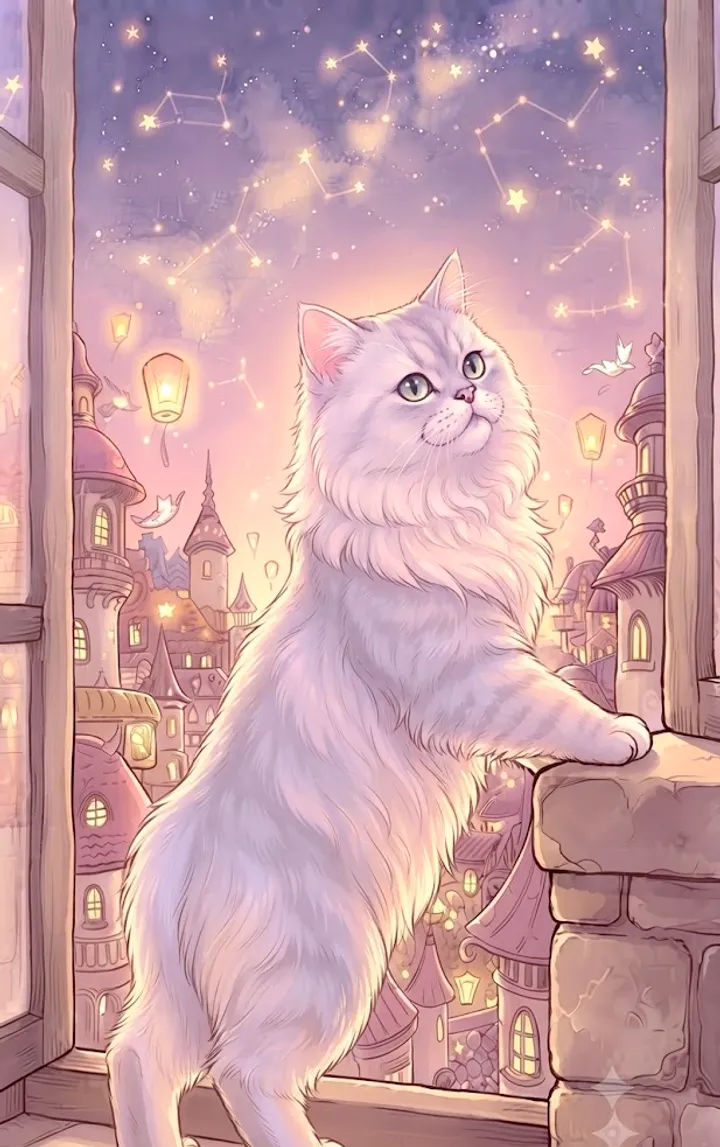 별 보는 창턱
